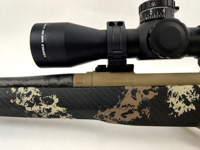 Gunwerks ClymR - 300 Win Mag - Factory New - Barrett Brown / Halo Tan - 8lbs 7oz - w/ Leupold Mark 5HD - Image 16 of 20