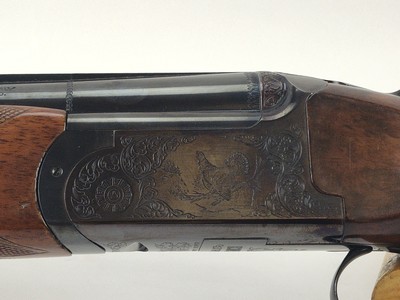 Luigi Franchi Falconet Silver O/U Shotgun - 12 GA 2 3/4