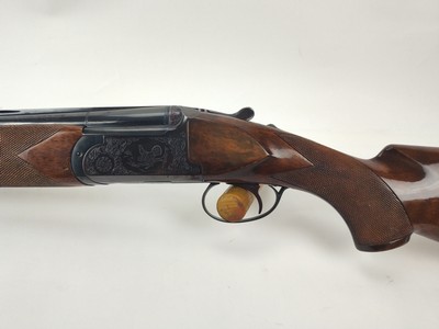 Luigi Franchi Falconet Silver O/U Shotgun - 12 GA 2 3/4