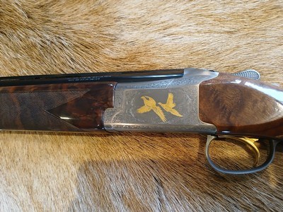 Browning Grade V Citori model 725 12 Gauge gold inlays