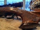 Custom Hand-carved Majestic Herd Bull in Select Grade Walnut in .300 Weatherby Magnum 