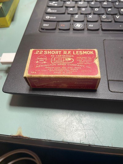 Remington 22 Short Lesmoke Cartriges