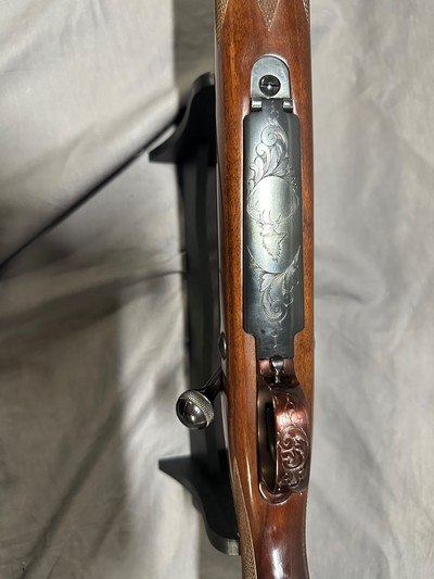 Winchester Model 70 Factory Engraved Super Grade Custom Shop .338 Win Mag - Image 15 of 20