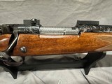 Winchester Model 70 Factory Engraved Super Grade Custom Shop .338 Win Mag - Image 4 of 20