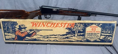 Ultra-Rare Winchester Model 63 Deluxe with Factory Picture Box – Serial Numbered to Gun – Marked 