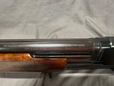 Winchester Model 12 Heavy Duck solid Rib Trap Grade - Image 7 of 18