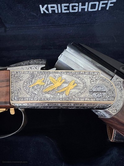 Krieghoff K 80 Heritage Game III Engraved By Katie Mau Receiver or Whole Gun Options