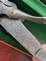 Perazzi 12 gauge MX8 custom Perazzi Catalog SCO engraving Pattern #12
32 inch barrel Exhibition Wood - 9 of 12