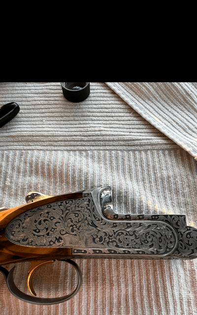 Perazzi Side Plate MX8 Custom SCO Max Gobbi Engraved With Custom ordered 32