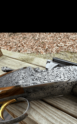 Perazzi Side Plate MX8 Custom SCO Max Gobbi Engraved With Custom ordered 32