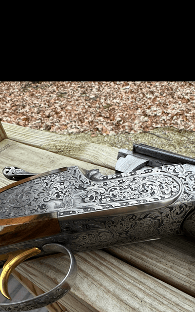 Perazzi Side Plate MX8 Custom SCO Max Gobbi Engraved With Custom ordered 32