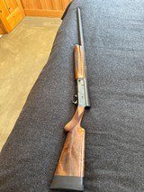 Browning A5 Magnum 12 Gauge with Iridescent Churl Fiddleback High Grade Walnut Stock and Forearm - 2 of 11