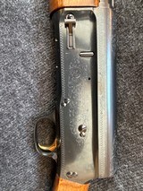 Browning A5 Magnum 12 Gauge with Iridescent Churl Fiddleback High Grade Walnut Stock and Forearm - 7 of 11