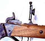Shiloh Sharps Mfg. Co. 1863 New Model Sporter Single shot black powder percussion breech loading rifle, 45 cal. - 4 of 15