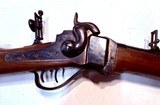 Shiloh Sharps Mfg. Co. 1863 New Model Sporter Single shot black powder percussion breech loading rifle, 45 cal. - 9 of 15