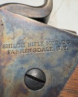 Shiloh Sharps Mfg. Co. 1863 New Model Sporter Single shot black powder percussion breech loading rifle, 45 cal. - 3 of 15