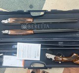 BERETTA 686 SILVER PIGEON II — 20 GA & 28 GA COMBO — 28” BARRELS — PRISTINE — UNFIRED — CASE + CHOKES + ACCESSORIES