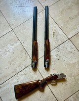BERETTA 686 SILVER PIGEON II — 20 GA & 28 GA COMBO — 28” BARRELS — PRISTINE — UNFIRED — CASE + CHOKES + ACCESSORIES