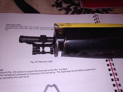 Bipod for any Heckler & Koch HK rifle that has the groove in the foregrip 91/93 or Clones - Image 7 of 12