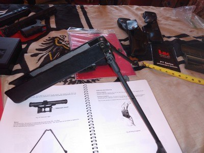 Bipod for any Heckler & Koch HK rifle that has the groove in the foregrip 91/93 or Clones - Image 3 of 12