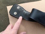 Left-handed German Police HK P7 holster 1980's Can fit others - 2 of 15