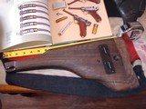 100% enclosed WOODEN Pre WW1 LUGER Prototype stock... Like a 