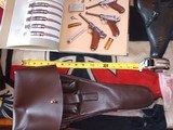 100% enclosed WOODEN Pre WW1 LUGER Prototype stock... Like a 
