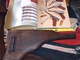 100% enclosed WOODEN Pre WW1 LUGER Prototype stock... Like a 