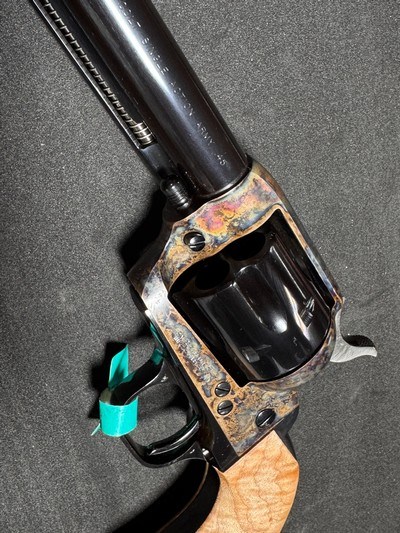 COLT SAA SINGLE ACTION ARMY 45 COLT 3RD GEN- CUSTOM ONE PIECE STOCKS - Image 10 of 12