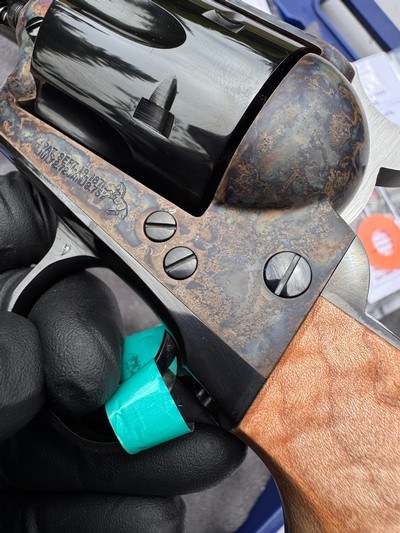 COLT SAA SINGLE ACTION ARMY 45 COLT 3RD GEN- CUSTOM ONE PIECE STOCKS - Image 5 of 12