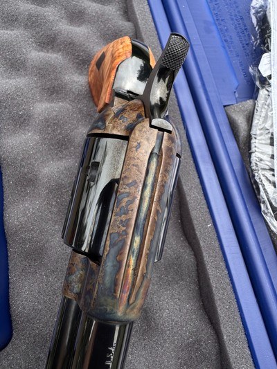 COLT SAA SINGLE ACTION ARMY 45 COLT 3RD GEN- CUSTOM ONE PIECE STOCKS - Image 9 of 12