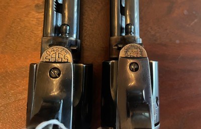 Colt Single Action Army 5 1/2" .38-40 SASS Commemorative matching serial number pair. - Image 2 of 3