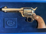 Colt Custom Shop Single Action Army 3rd Gen Nickel 4 1/2" barrels .38-40 Consecutive Serial Numbers Pair (unfired in factory boxes) - 5 of 6