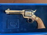 Colt Custom Shop Single Action Army 3rd Gen Nickel 4 1/2" barrels .38-40 Consecutive Serial Numbers Pair (unfired in factory boxes) - 6 of 6