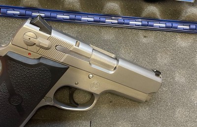 Smith & Wesson 4516-2 3rd Gen Stainless .45 ACP (3) mags - Image 4 of 8