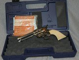 COLT SAA .45LC NICKLE/IVORY - 1 of 18