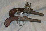 BRITISH OFFICERS FLINTLOCKS PAIR - 1 of 10