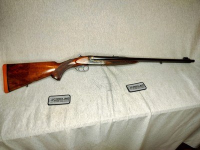 WESTLEY RICHARDS, RARE BOX LOCK DOUBLE RIFLE, .500/.465