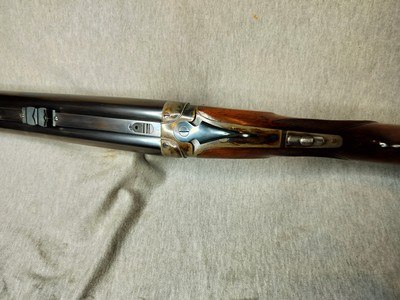 WESTLEY RICHARDS, RARE BOX LOCK DOUBLE RIFLE, .500/.465 - Image 11 of 16