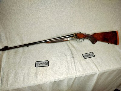 WESTLEY RICHARDS, RARE BOX LOCK DOUBLE RIFLE, .500/.465 - Image 6 of 16