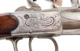 Engraved Antique T. Richards Cannon-Barrel Flintlock Pistol – with Silver Inlay - 11 of 11