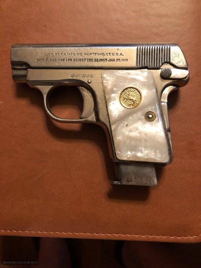 Colt
pocket model nickel