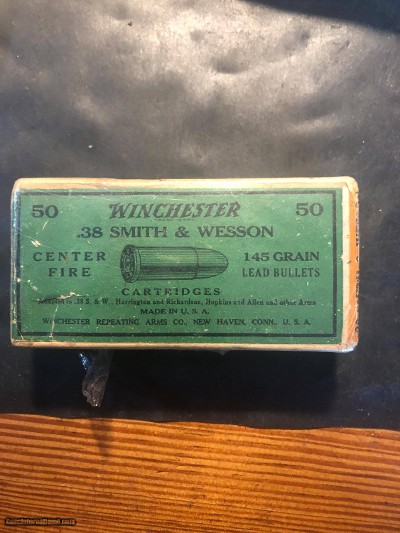 Winchester 38 Smith and Wesson