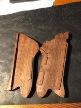 Wooden Luger grips - 1 of 2