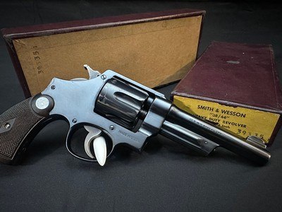 SMITH & WESSON .38/44 OUTDOORSMAN – PRE-WAR – .38 S&W SPECIAL HIGH VELOCITY – 5