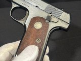 COLT MODEL 1908 VEST POCKET – .380 ACP – PRE-WAR – ORIGINAL FINISH – REPRODUCTION BOX – CIRCA 1930 – COLLECTOR GRADE - Image 5 of 13