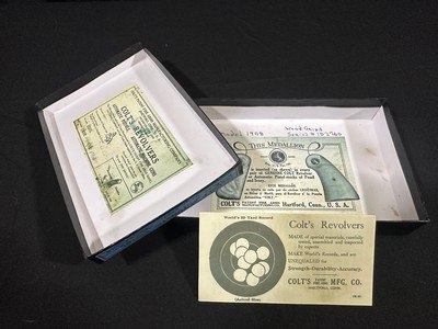 COLT MODEL 1908 VEST POCKET – .380 ACP – PRE-WAR – ORIGINAL FINISH – REPRODUCTION BOX – CIRCA 1930 – COLLECTOR GRADE - Image 13 of 13