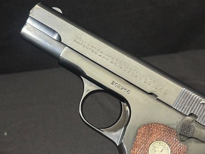 COLT MODEL 1908 VEST POCKET – .380 ACP – PRE-WAR – ORIGINAL FINISH – REPRODUCTION BOX – CIRCA 1930 – COLLECTOR GRADE - Image 6 of 13