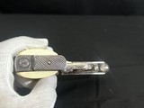 (SALE PENDING) WALTHER PPK/S – FACTORY SILVER PLATED FULL COVERAGE SCROLL ENGRAVING – INTERARMS ERA – EXTREMELY RARE – FACTORY CASE – COLLECTOR GRADE - 9 of 11