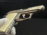 (SALE PENDING) WALTHER PPK/S – FACTORY SILVER PLATED FULL COVERAGE SCROLL ENGRAVING – INTERARMS ERA – EXTREMELY RARE – FACTORY CASE – COLLECTOR GRADE - 11 of 11